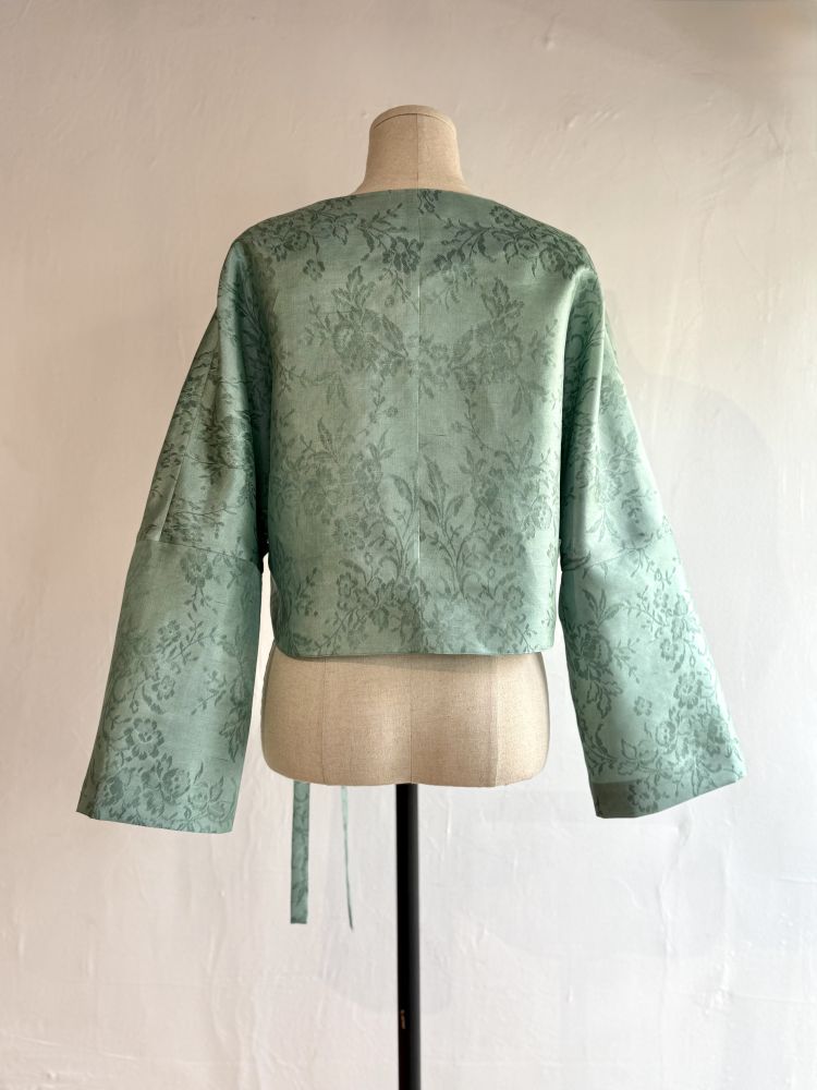 Hanbok Silk Bolero - Green by Troa