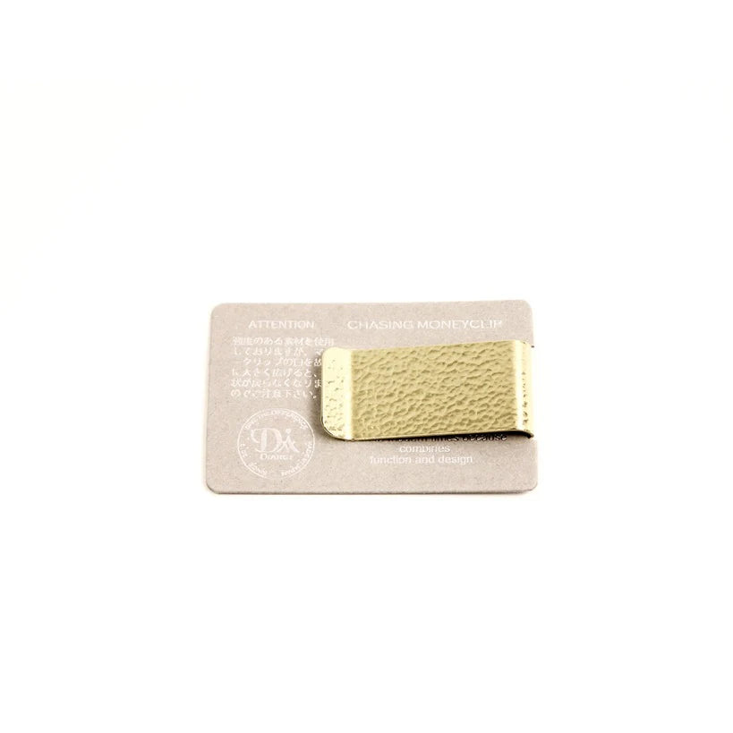 Gold Chasing Money Clip - Gold by Diarge