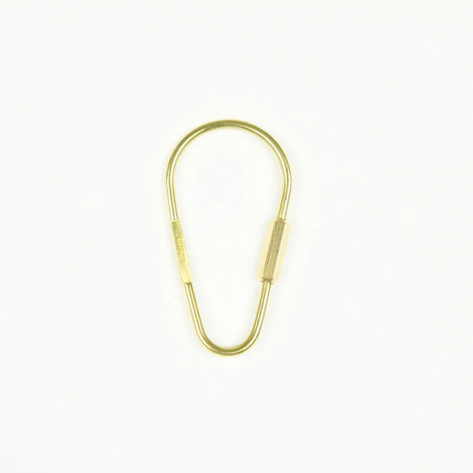 Drop Karabiner Keyring - Gold by Diarge