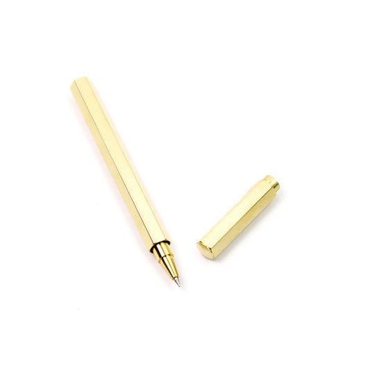Brass Ballpoint Pen - Gold by Diarge