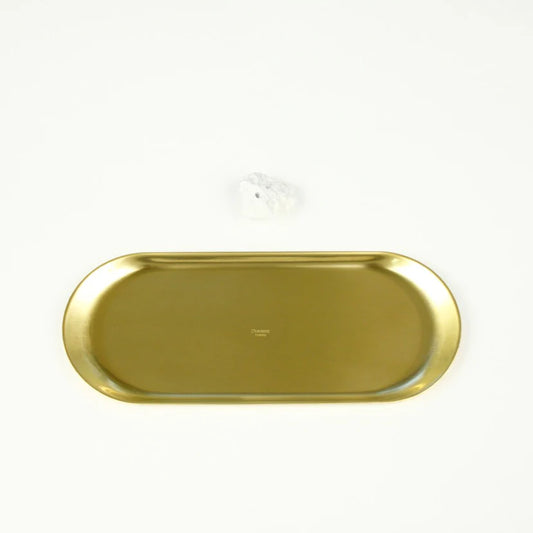 BRASS & STONE INCENSE STAND(Large) - Gold by Diarge