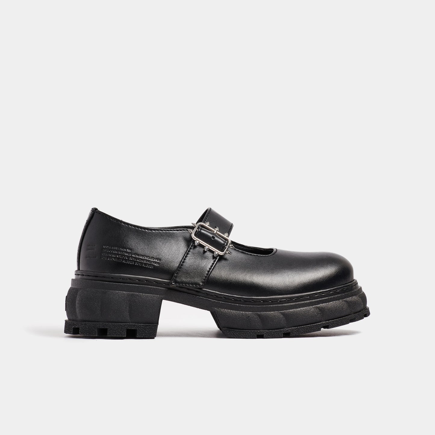 Impulse Black Apple Mary Janes by Viron