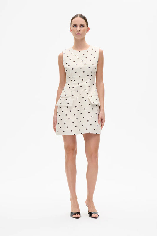 Amayah Dress - Egret Creme Dot by Baum und Pferdgarten
