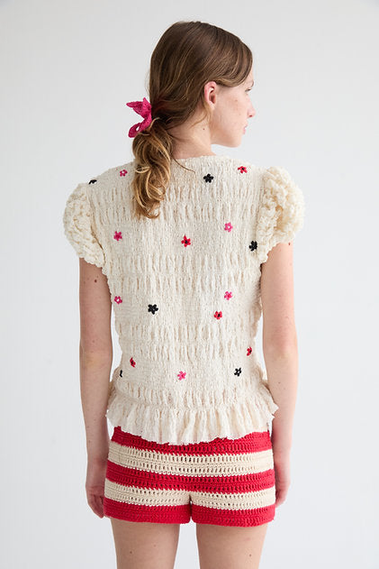 Samira Smocked Shirt by Tach