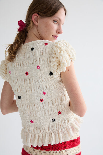 Samira Smocked Shirt by Tach