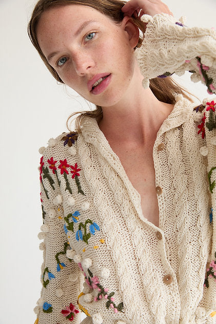 Azmina Knitted Cardigan by Tach