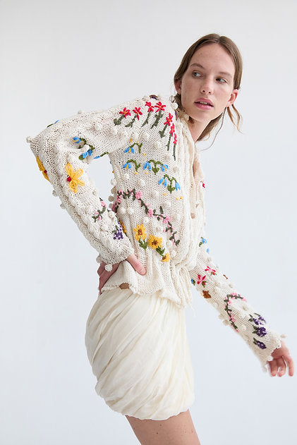 Azmina Knitted Cardigan by Tach