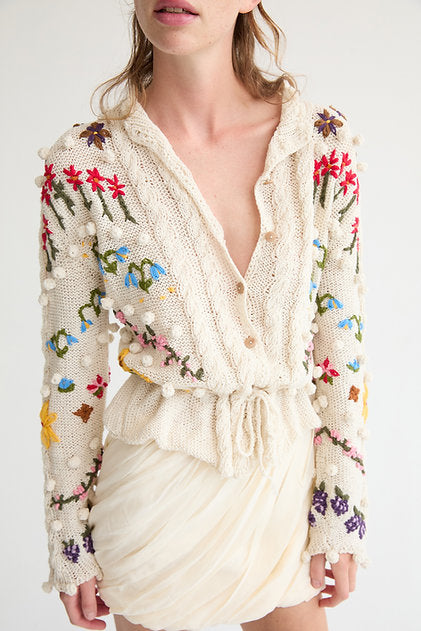 Azmina Knitted Cardigan by Tach