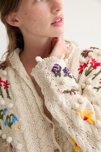 Azmina Knitted Cardigan by Tach