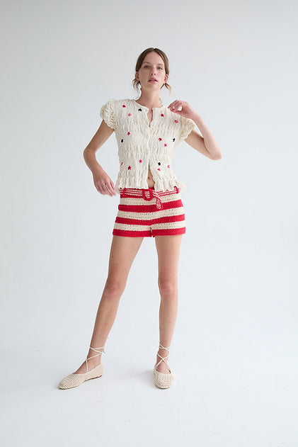 Samira Smocked Shirt by Tach