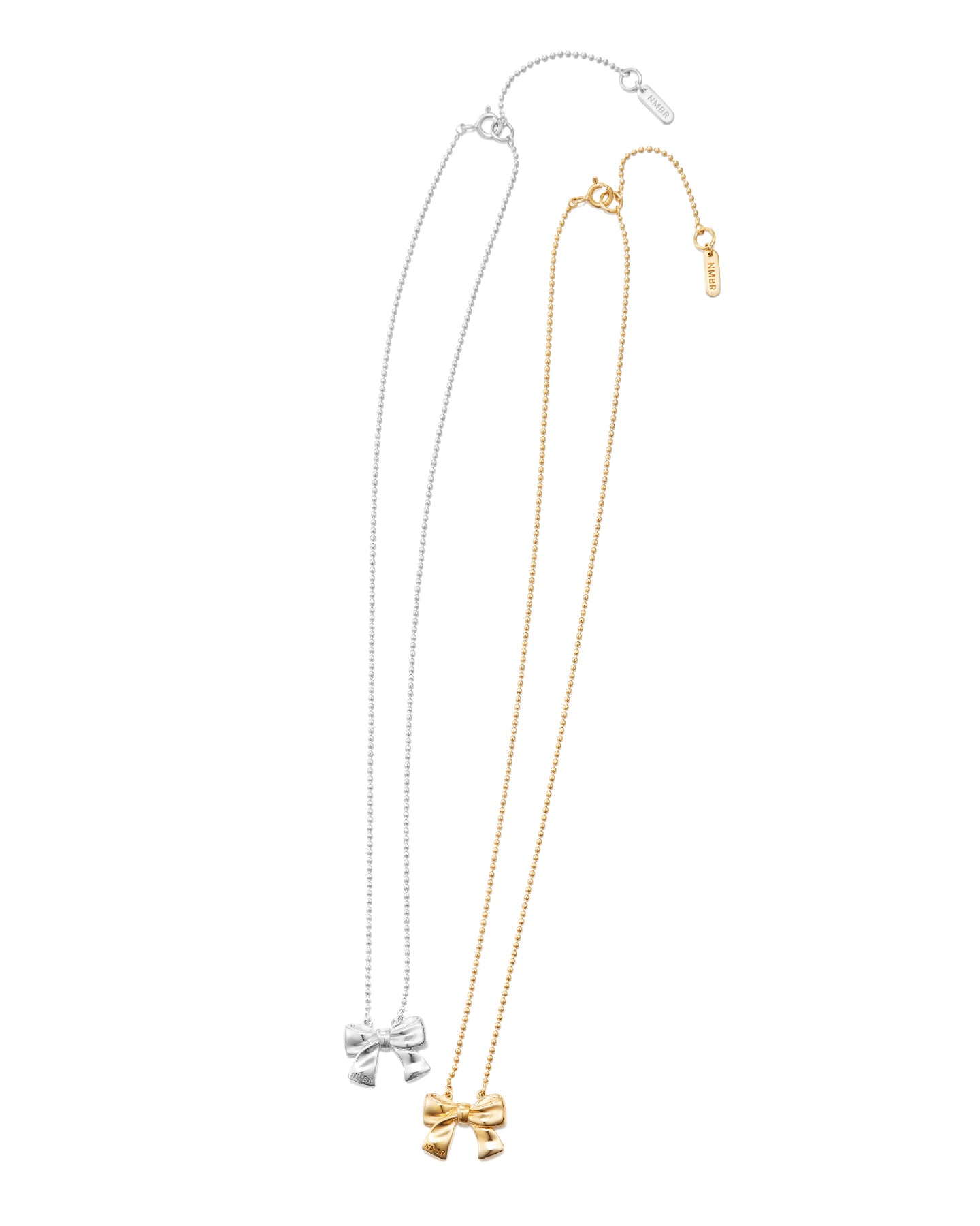 Small Ribbon Necklace #7734 Gold by Numbering