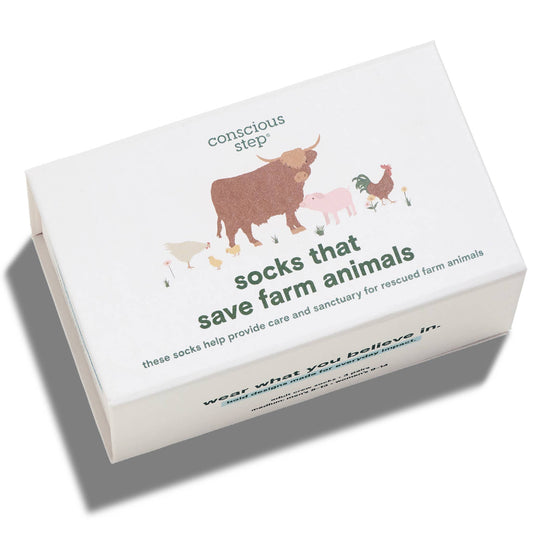 Boxed Set Socks that Save Farm Animals: Medium