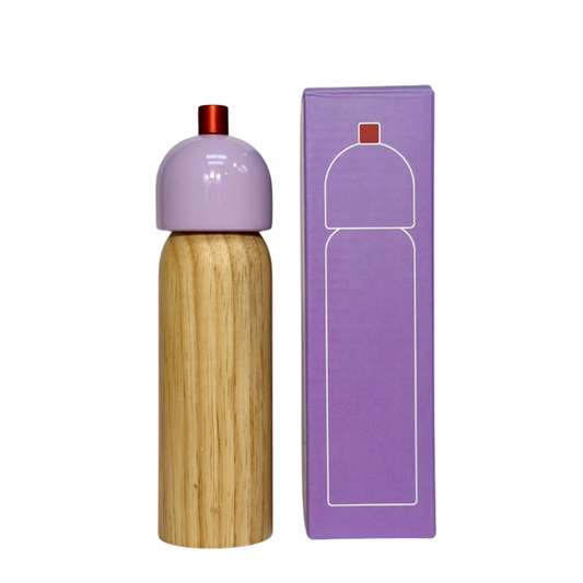 Salt & Pepper Grinder - Lilac & Red: Medium by Maegen