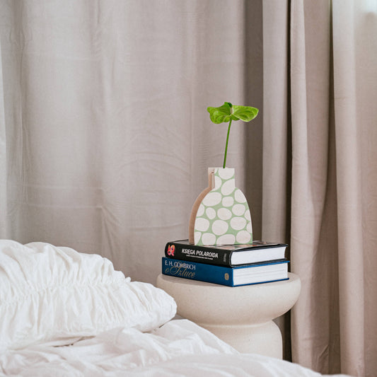 Retro Wooden Vase by Milin