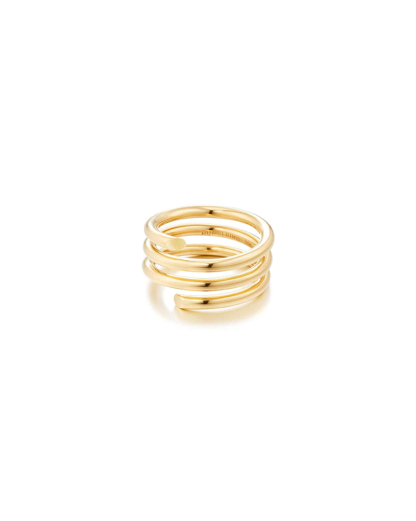 Volume Coil Ring (3 turns) #8403 - Gold  by Numbering