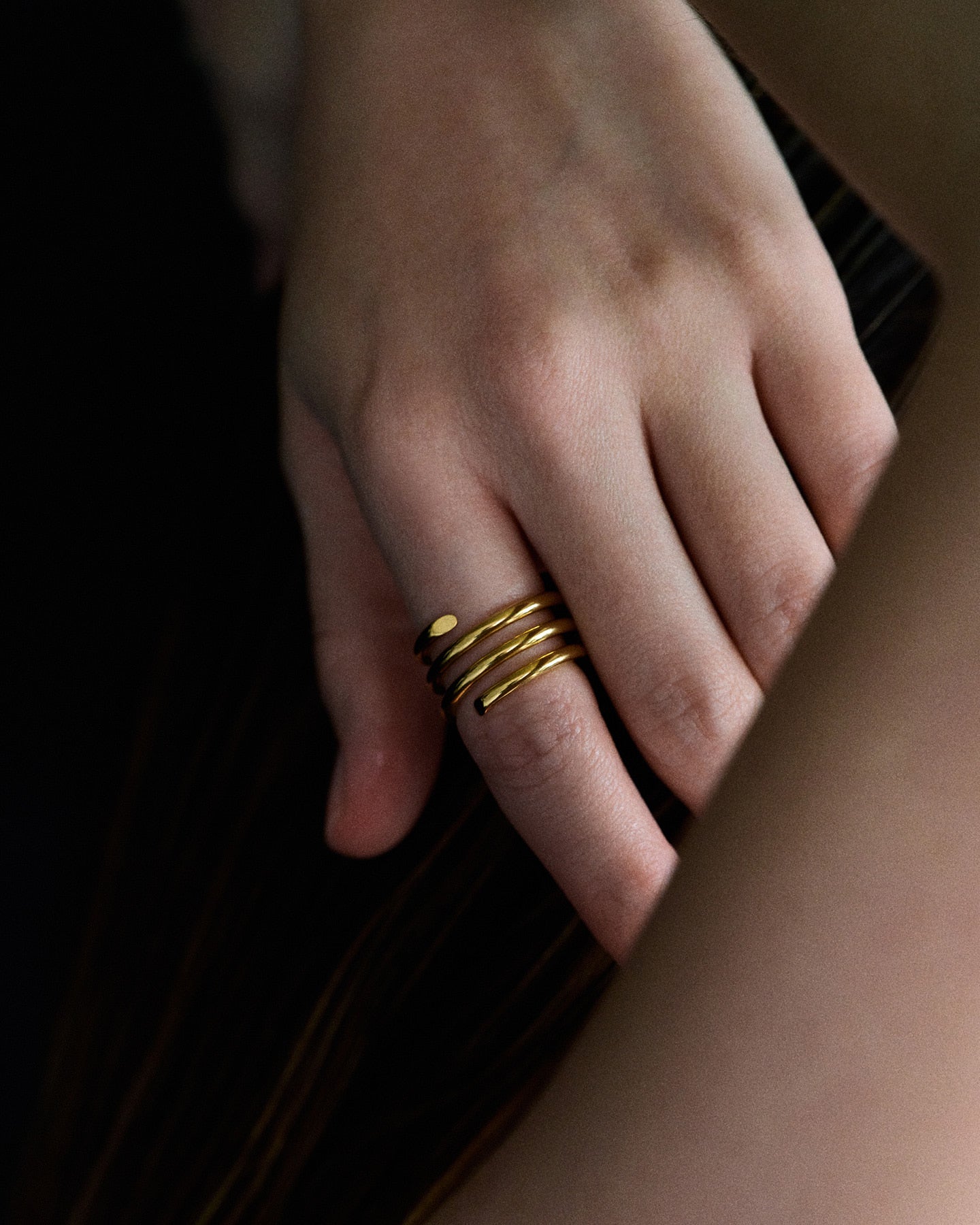 Volume Coil Ring (3 turns) #8403 - Gold  by Numbering