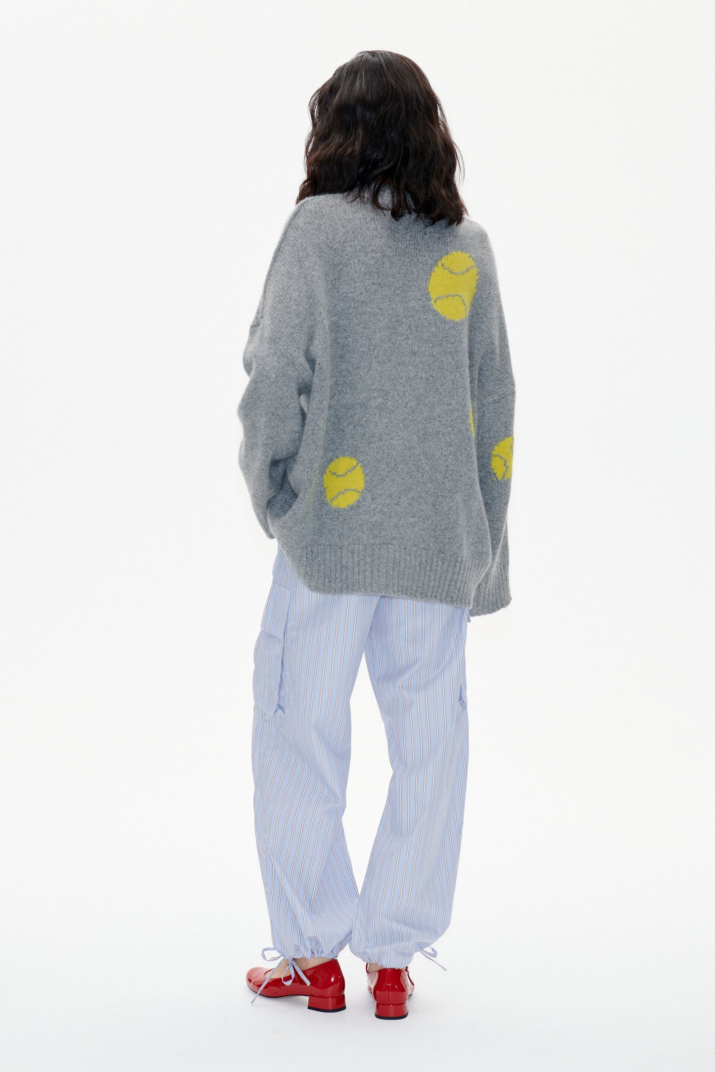 Crissa Sweater - Grey Tennisball by Baum und Pferdgarten