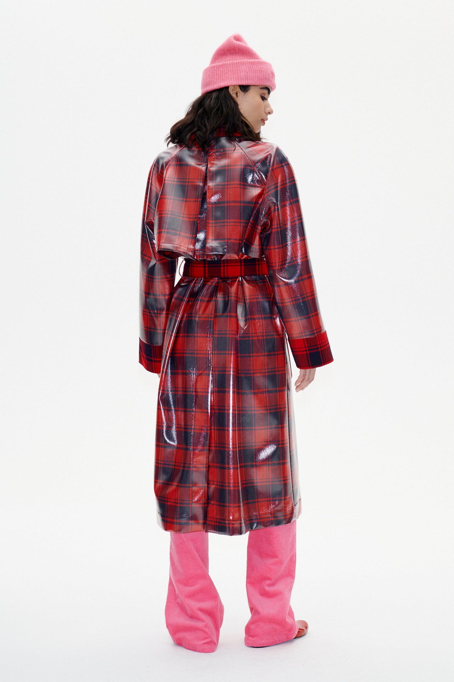 Dorothy Coat - Red Margot Check. by Baum und Pferdgarten