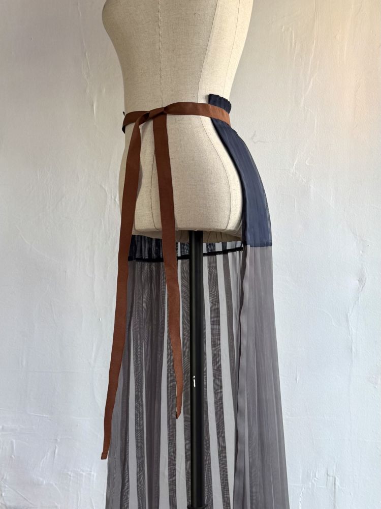 Soojka Half Aprons - Navy/Rush by Troa