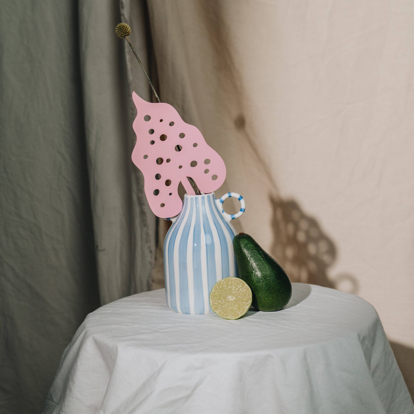 Wooden Leaf Pink by Milin