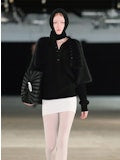 Maja Crop Cardigan - Black by A. Roege Hove