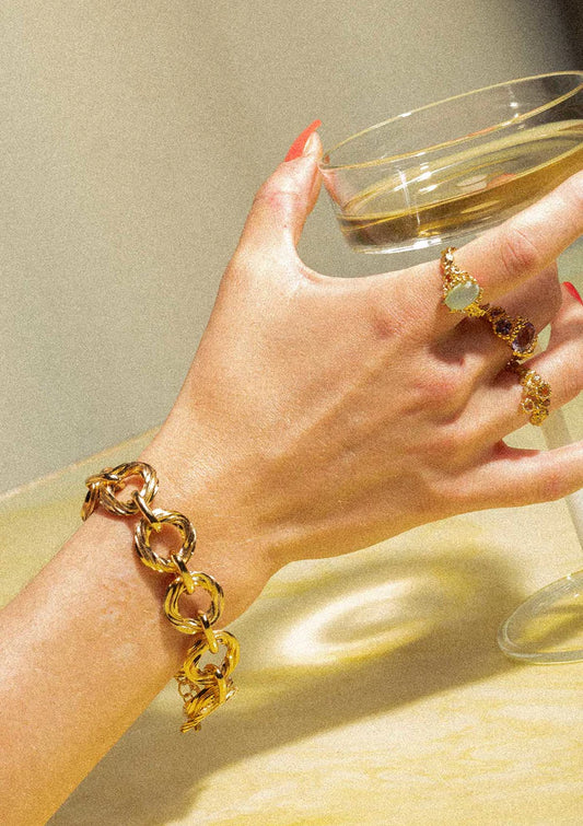 Saga of Clotho Bracelet - Gold by House of Vincent