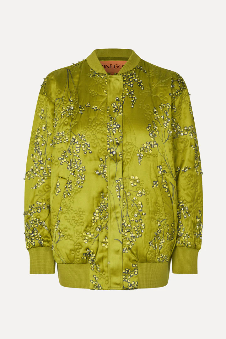 Covered Placket Voluminous Bomber - Mimosa by Stine Goya