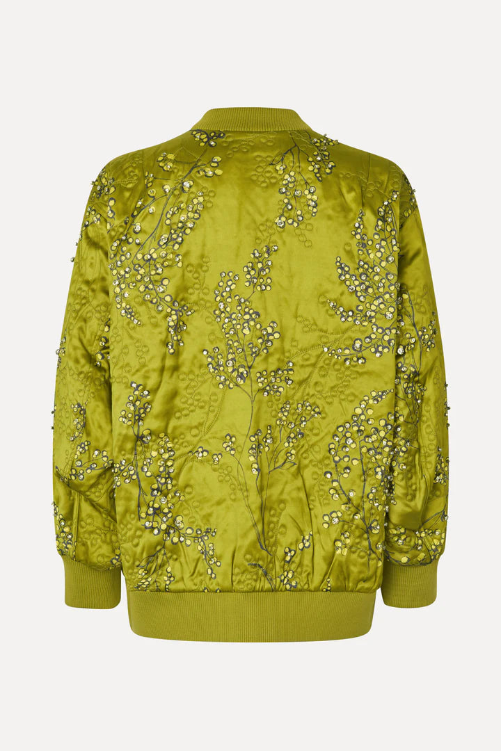 Covered Placket Voluminous Bomber - Mimosa by Stine Goya
