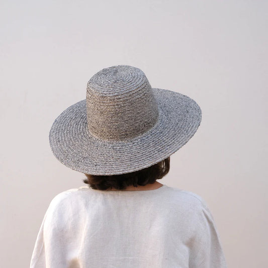 Lai Rafia Straw Hat - Lav Blue by Reinhard Plank
