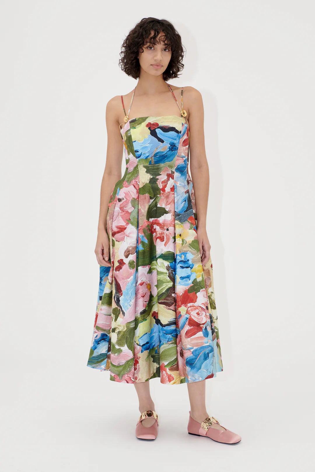 Double Strap High-Volume Dress - Loves Me, Loves Me Not by Stine Goya