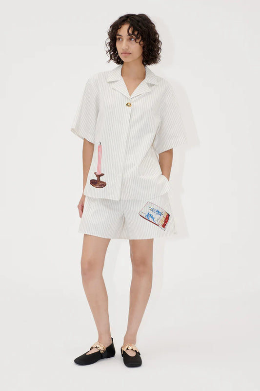 Elasticated Waistband Shorts - Matchbox by Stine Goya