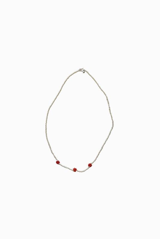 Fiori necklace - Parasol Red by Labro