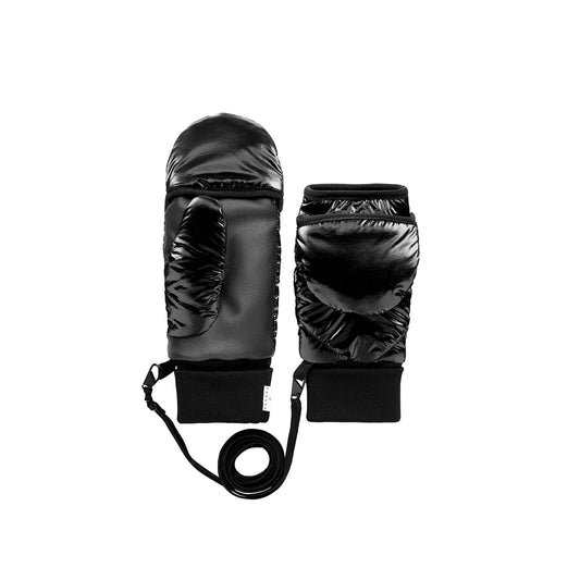 Convertible Mittens - Black by Fudoon
