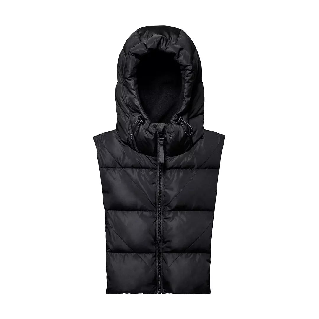 Reversible Pull-on Hood - Black with Fleece Lining by Fudoon