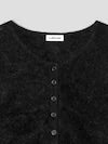 Maja Crop Cardigan - Black by A. Roege Hove