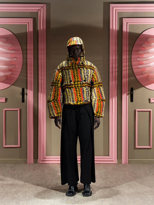 Moonlight Jacket Multi Colored Checks by Henrik Vibskov The Modu Shop