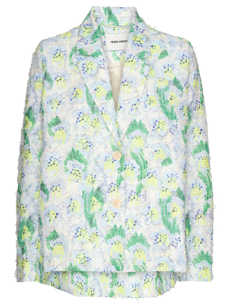 Shape Blazer - Spraypaint White Green by Henrik Vibskov