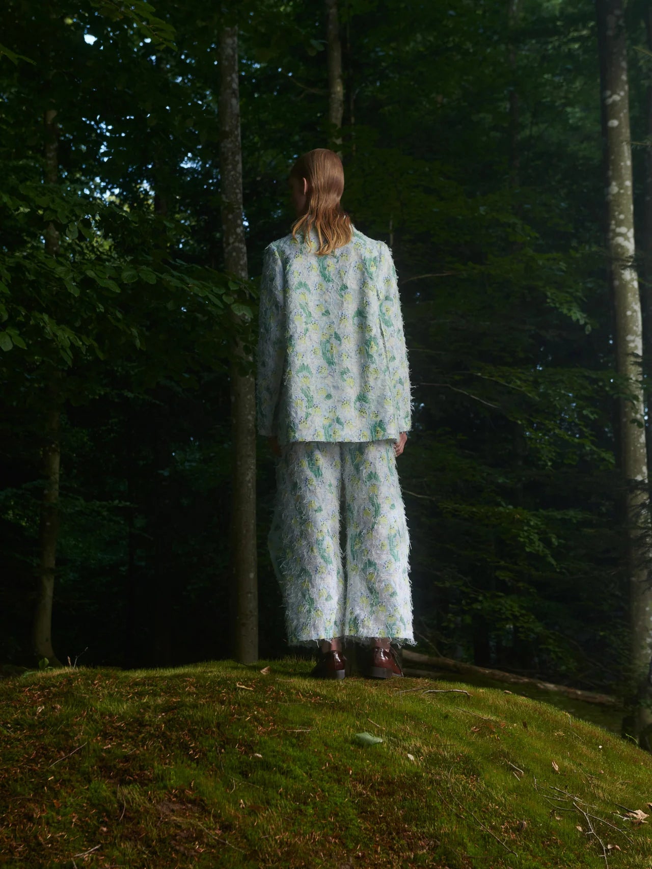 Shape Blazer - Spraypaint White Green by Henrik Vibskov