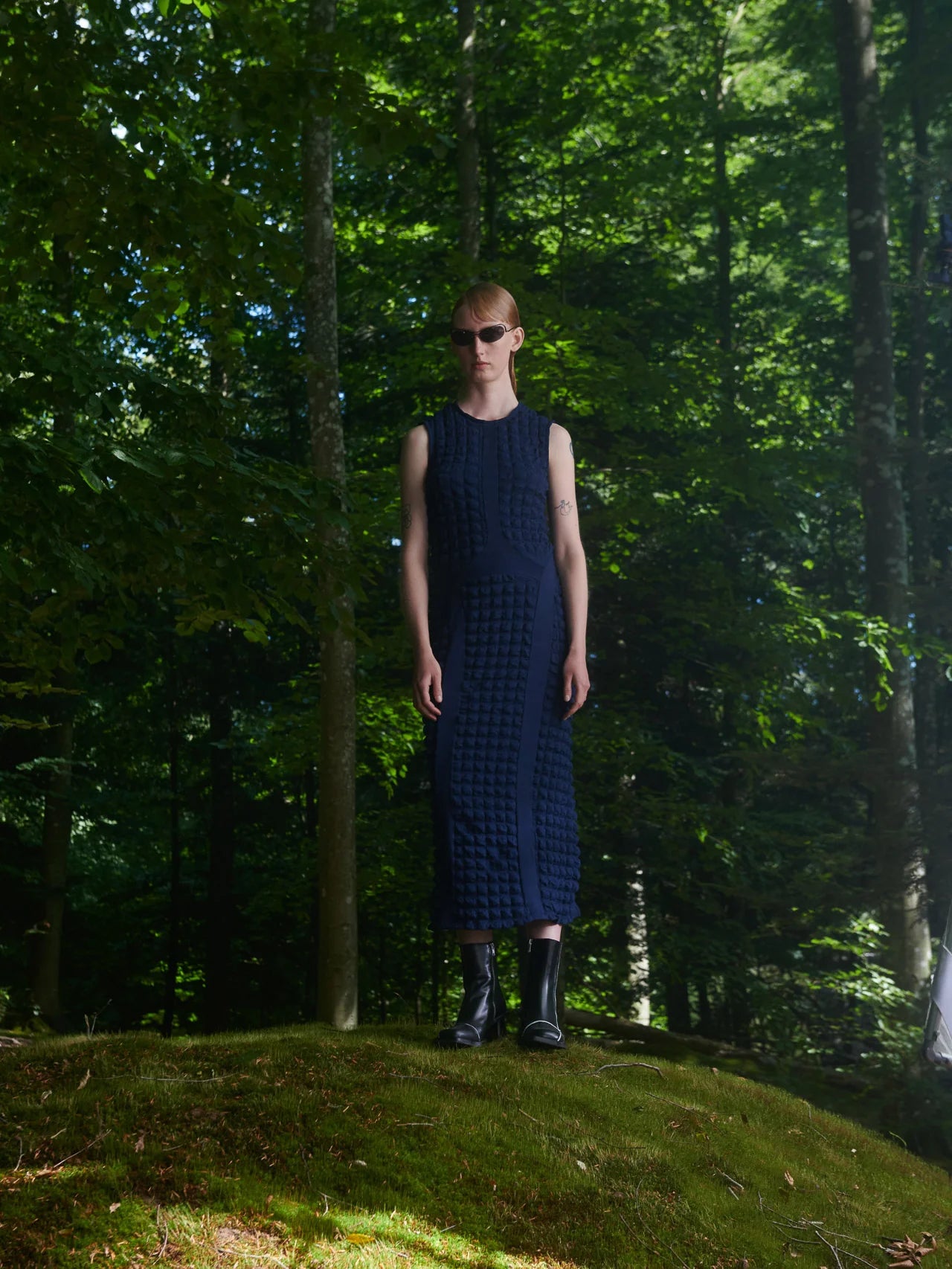 Tie Dress - Midnight Blue by Henrik Vibskov