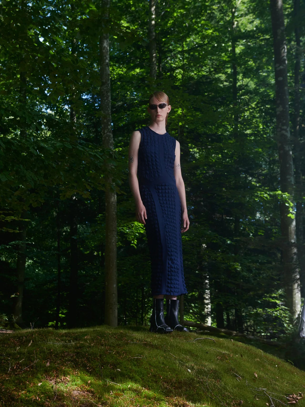 Tie Dress - Midnight Blue by Henrik Vibskov