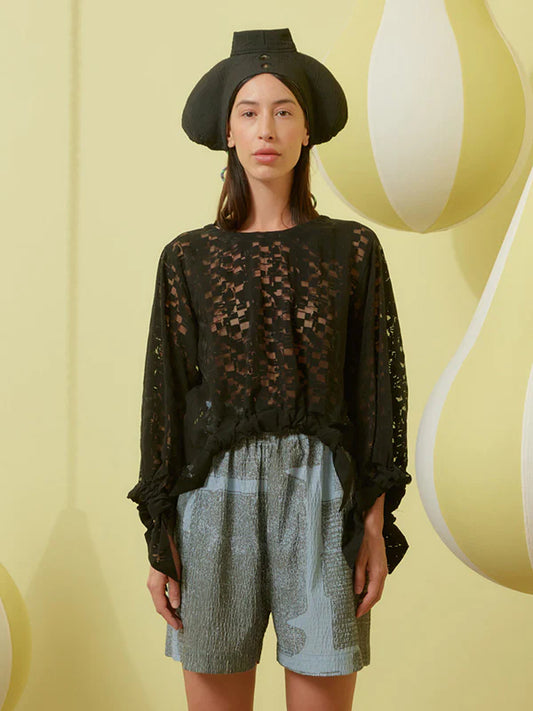 Full Bulk Blouse - Broken Black Box by Henrik Vibskov