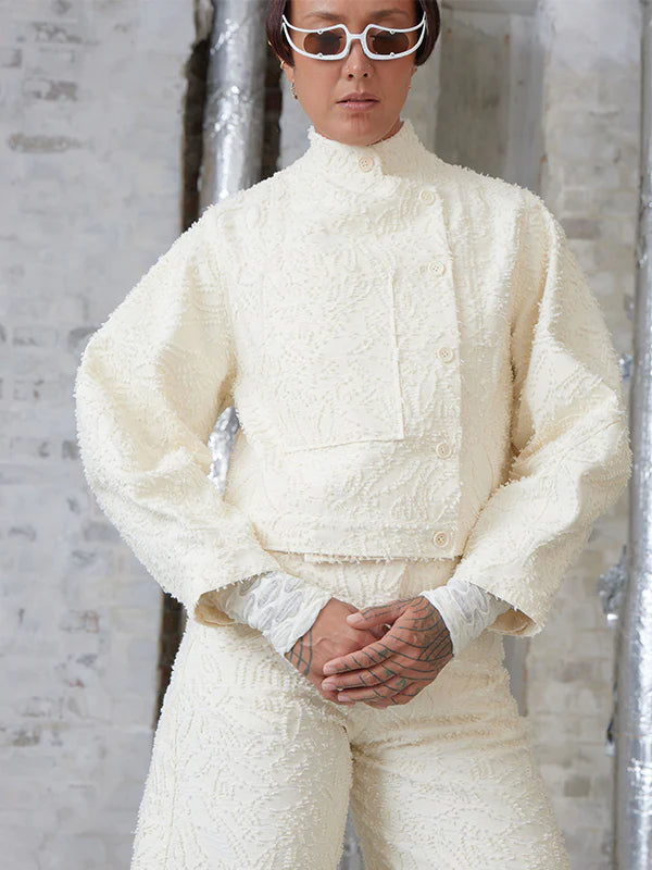 Moon Jacket - Off White Bird by Henrik Vibskov