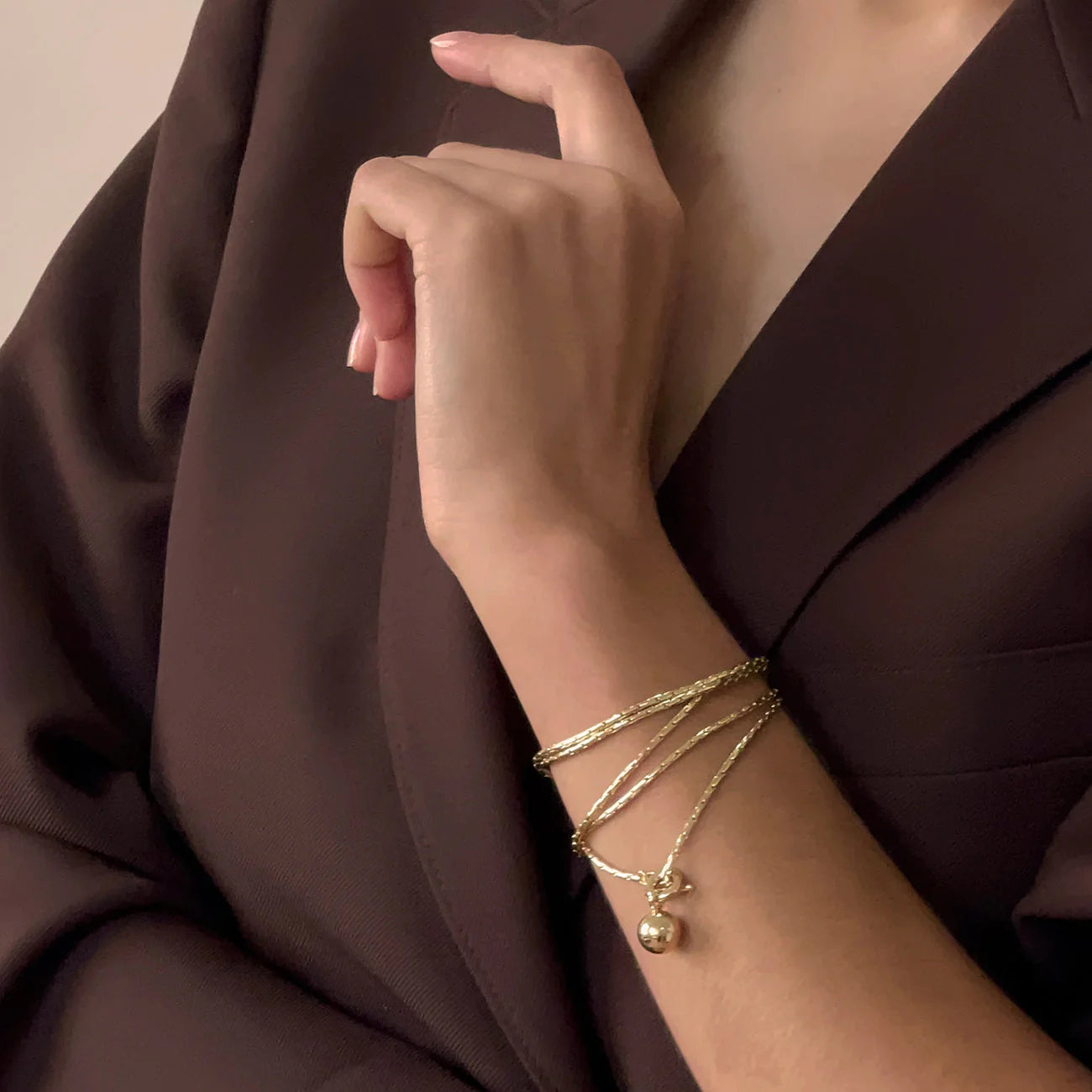 Constance Wrap Chain - Gold by Jenny Bird