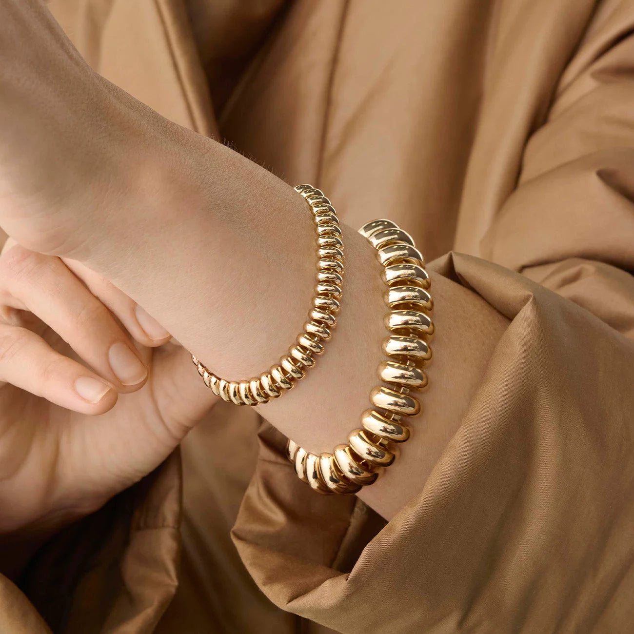 Sofia Mega Bracelet - Gold by Jenny Bird