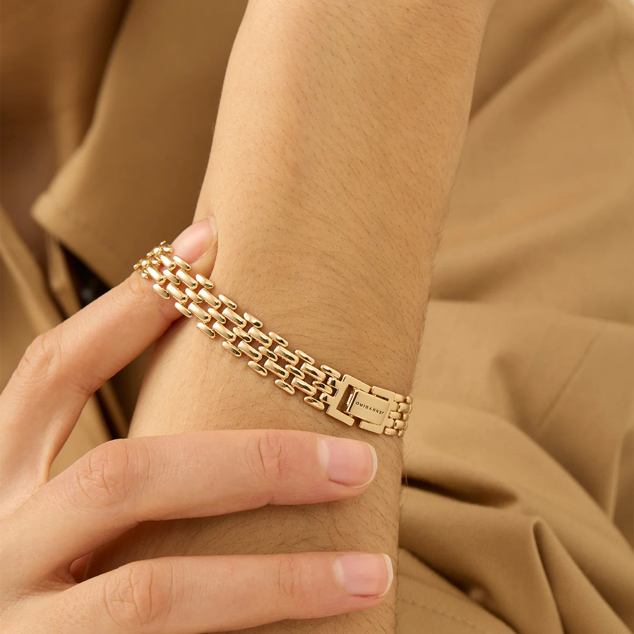 Francis Bracelet - Gold by Jenny Bird