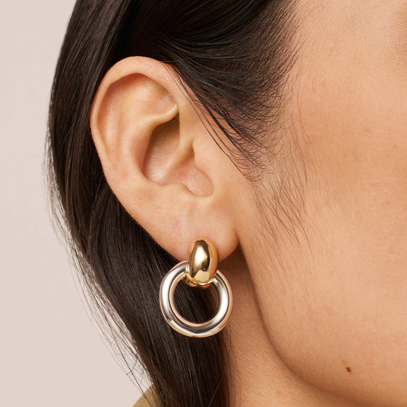 Puffy Faye Knockers - Gold and Silver by Jenny Bird