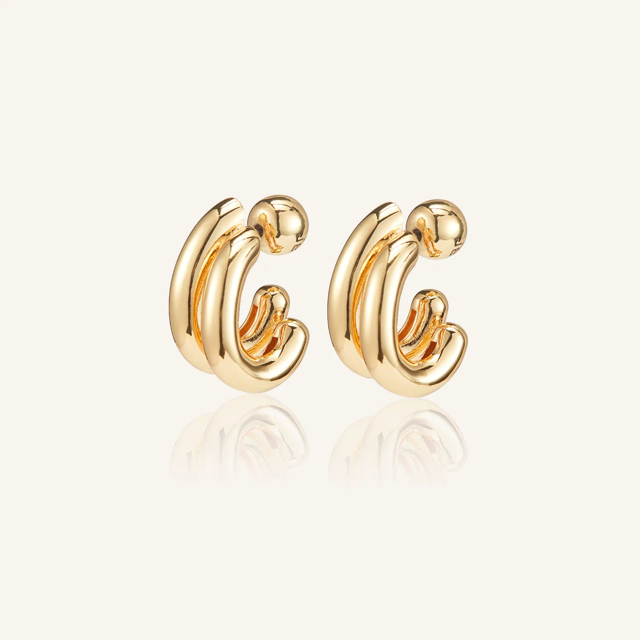 Florence Earrings - Gold by Jenny Bird