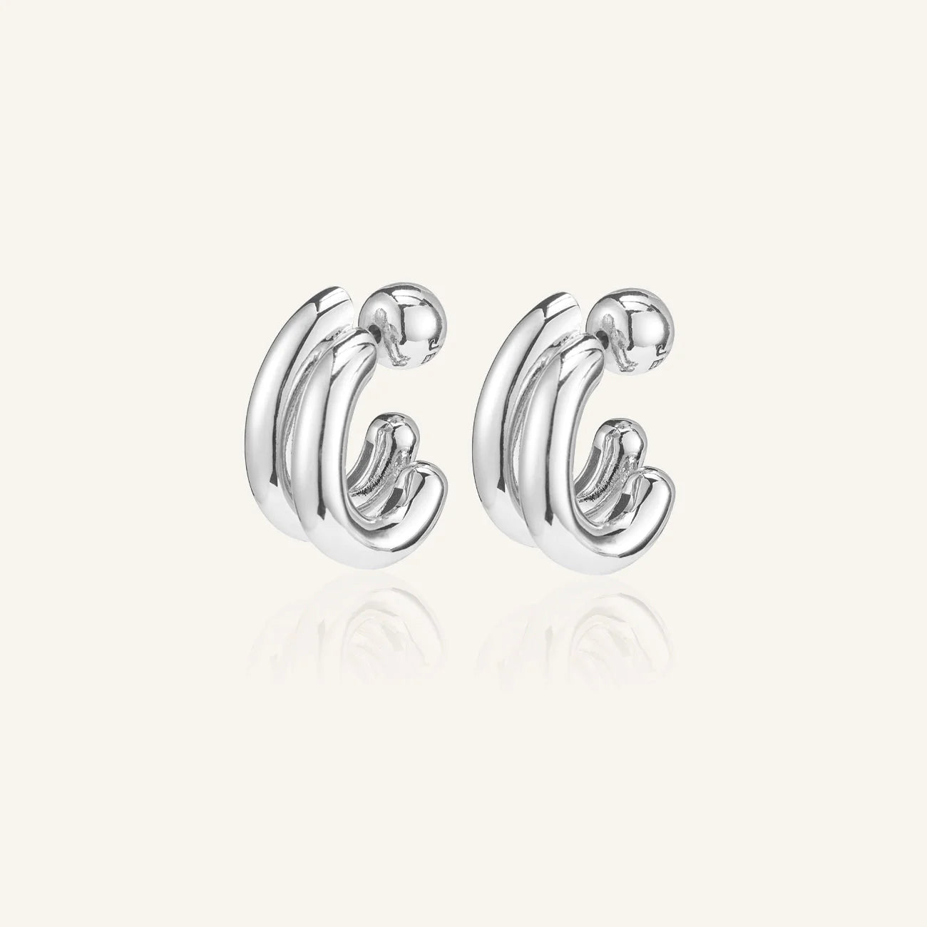 Florence Earrings - Silver by Jenny Bird
