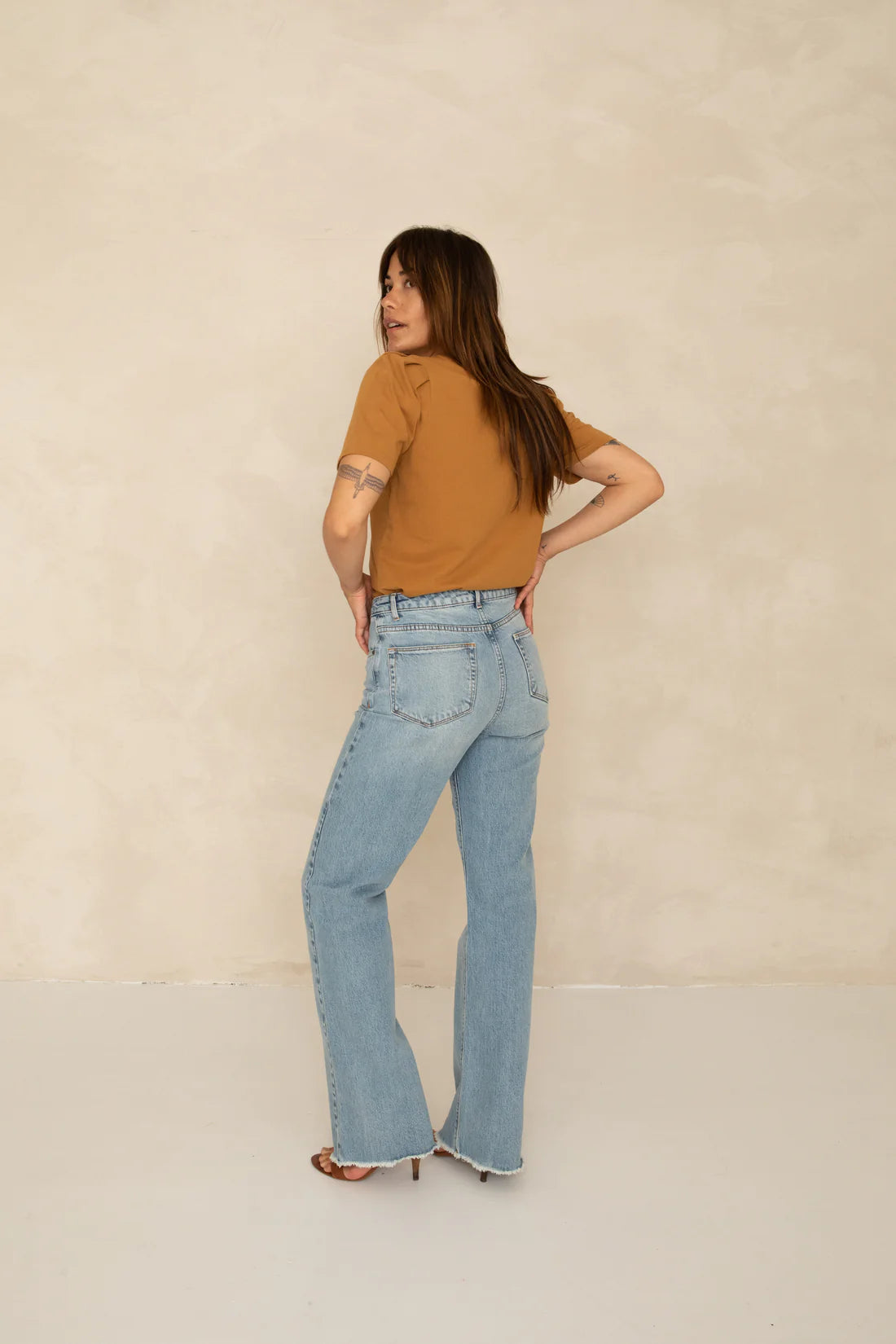 Yamini Puff Tee - Peanut Butter by J-Label