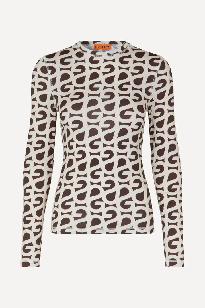Juno Blouse - SG Logo by Stine Goya
